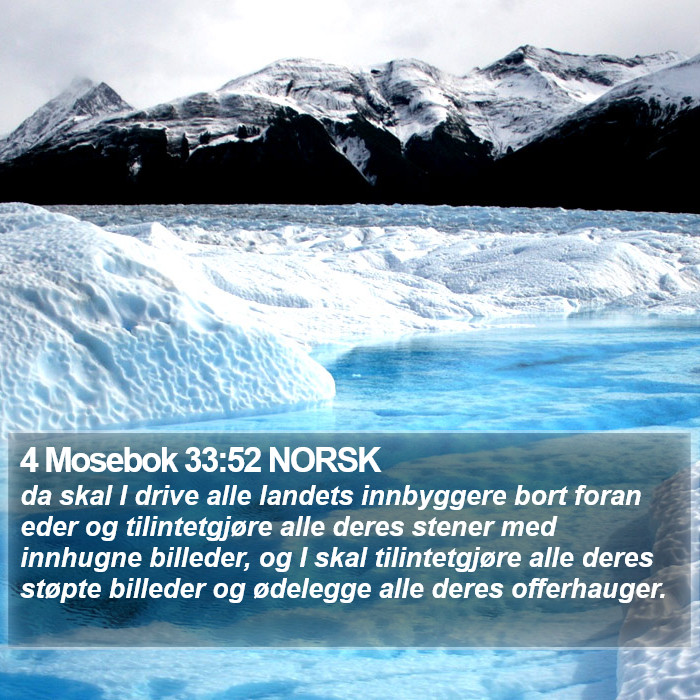 4 Mosebok 33:52 NORSK Bible Study