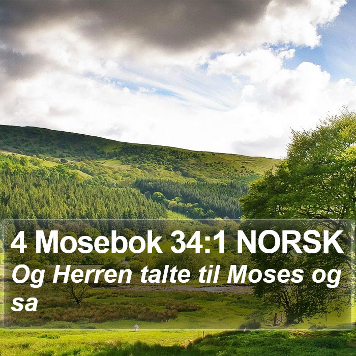 4 Mosebok 34:1 NORSK Bible Study