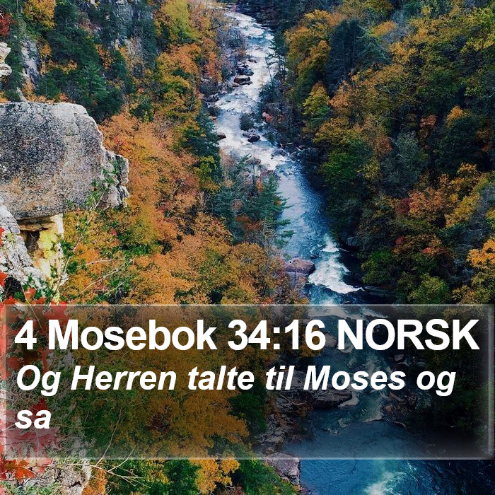 4 Mosebok 34:16 NORSK Bible Study