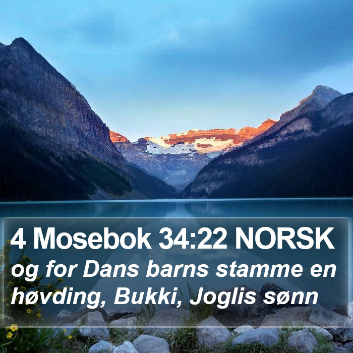 4 Mosebok 34:22 NORSK Bible Study