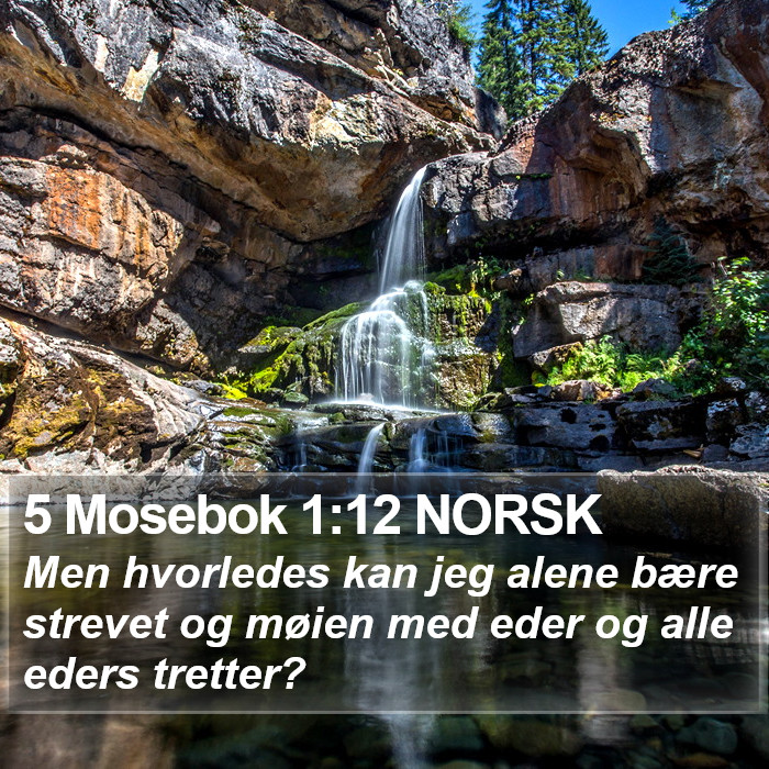 5 Mosebok 1:12 NORSK Bible Study