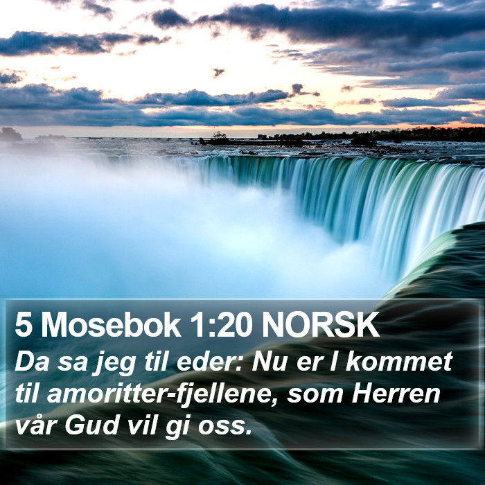 5 Mosebok 1:20 NORSK Bible Study