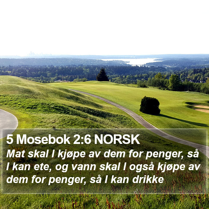 5 Mosebok 2:6 NORSK Bible Study