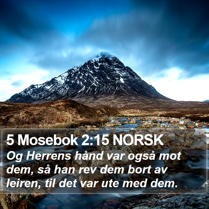 5 Mosebok 2:15 NORSK Bible Study