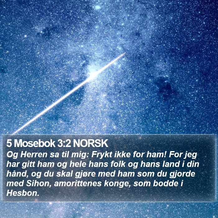 5 Mosebok 3:2 NORSK Bible Study