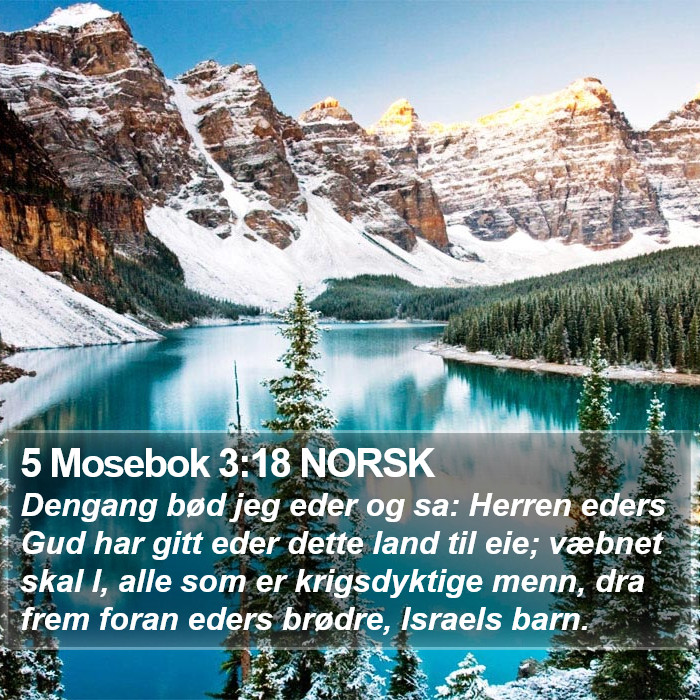 5 Mosebok 3:18 NORSK Bible Study