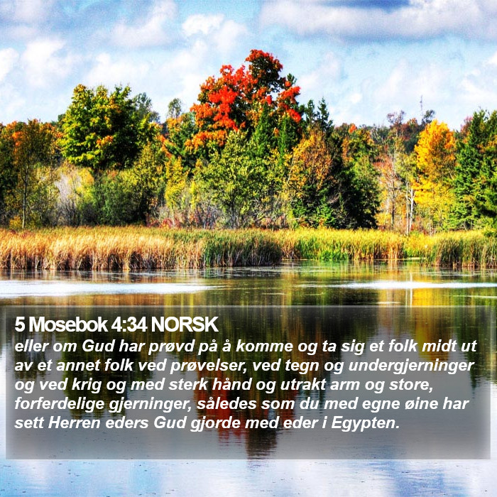 5 Mosebok 4:34 NORSK Bible Study