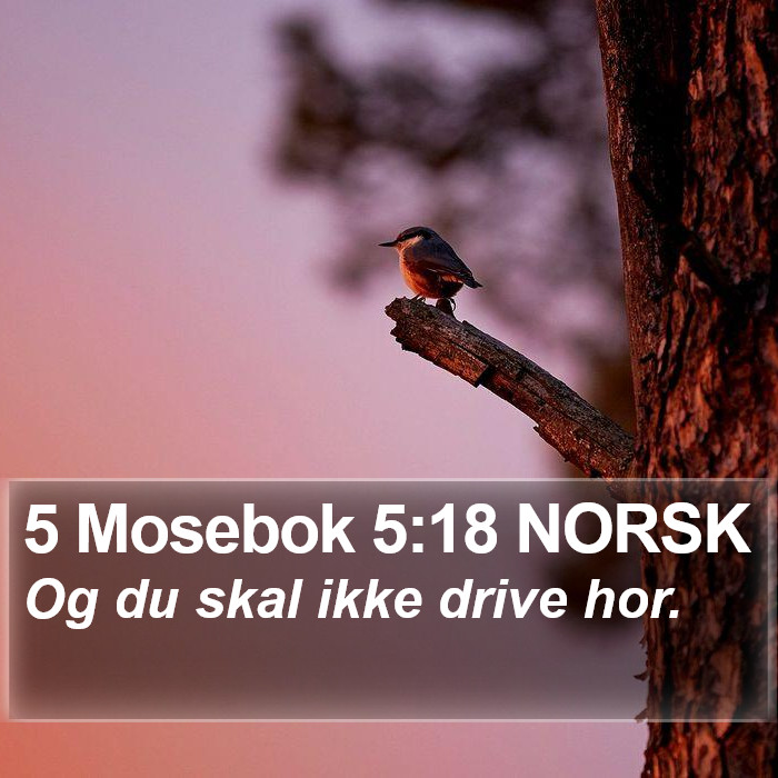 5 Mosebok 5:18 NORSK Bible Study