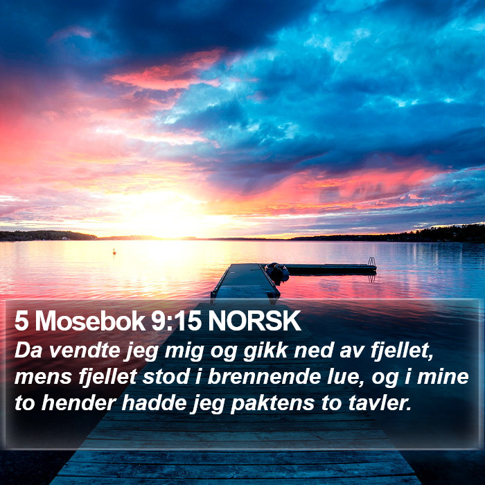 5 Mosebok 9:15 NORSK Bible Study