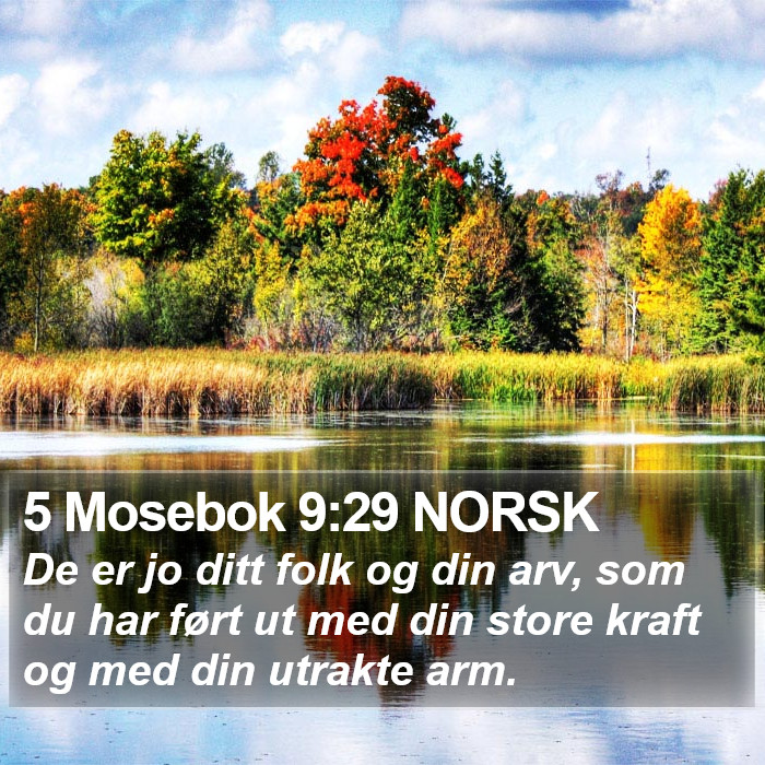 5 Mosebok 9:29 NORSK Bible Study