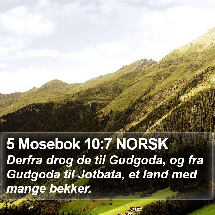 5 Mosebok 10:7 NORSK Bible Study