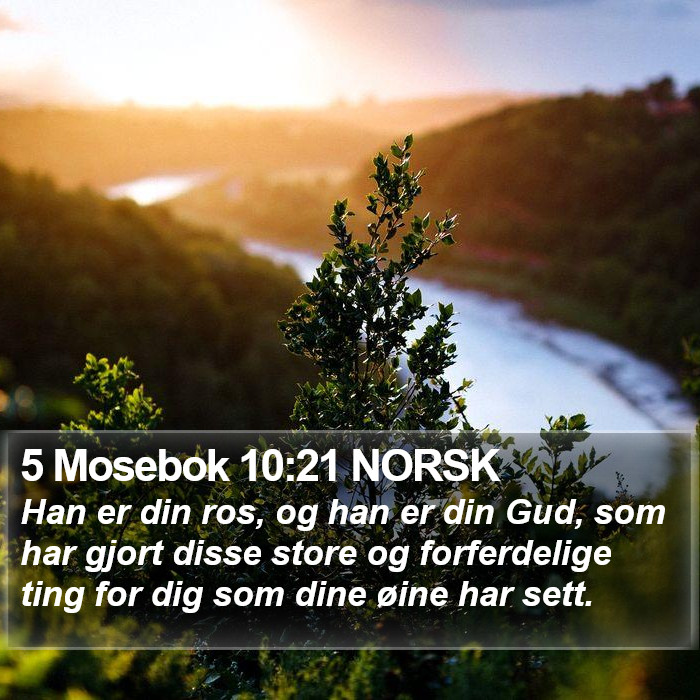 5 Mosebok 10:21 NORSK Bible Study