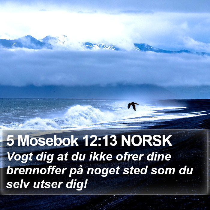 5 Mosebok 12:13 NORSK Bible Study