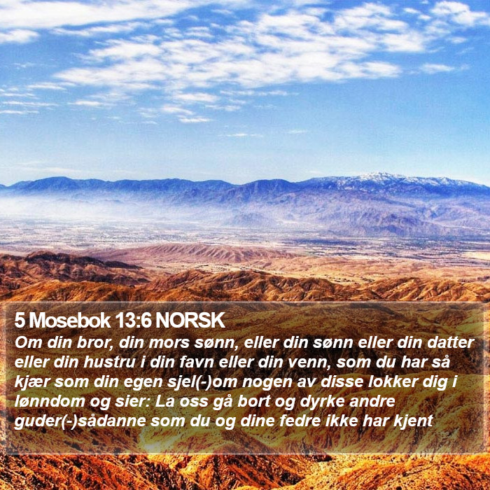 5 Mosebok 13:6 NORSK Bible Study