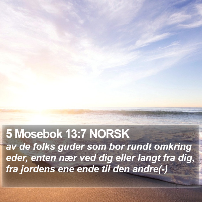 5 Mosebok 13:7 NORSK Bible Study