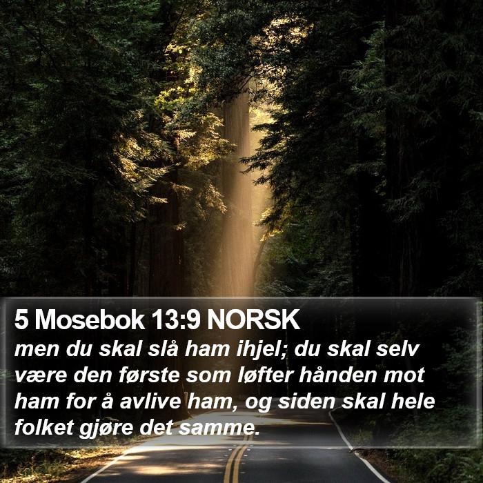 5 Mosebok 13:9 NORSK Bible Study