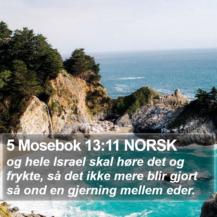 5 Mosebok 13:11 NORSK Bible Study
