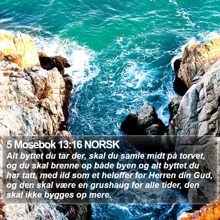 5 Mosebok 13:16 NORSK Bible Study