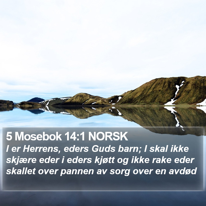 5 Mosebok 14:1 NORSK Bible Study
