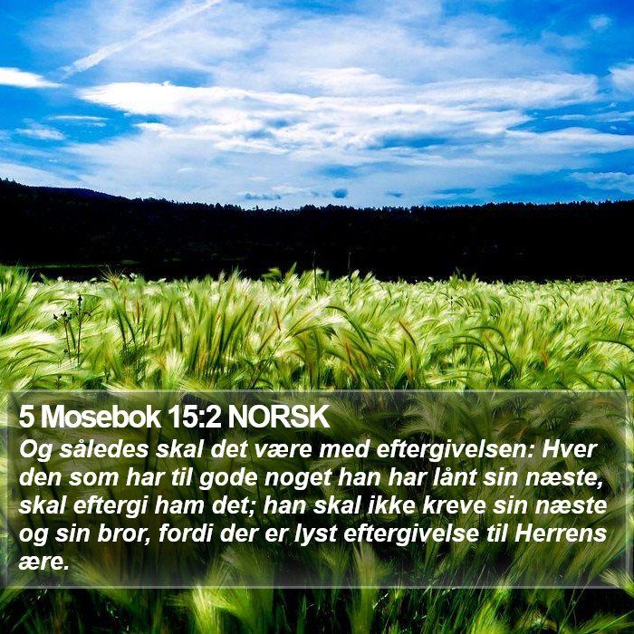 5 Mosebok 15:2 NORSK Bible Study