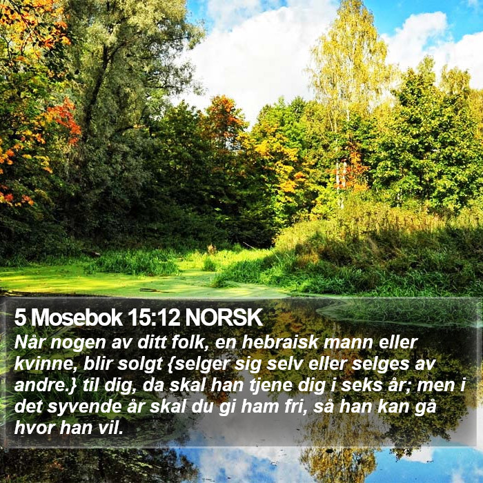 5 Mosebok 15:12 NORSK Bible Study