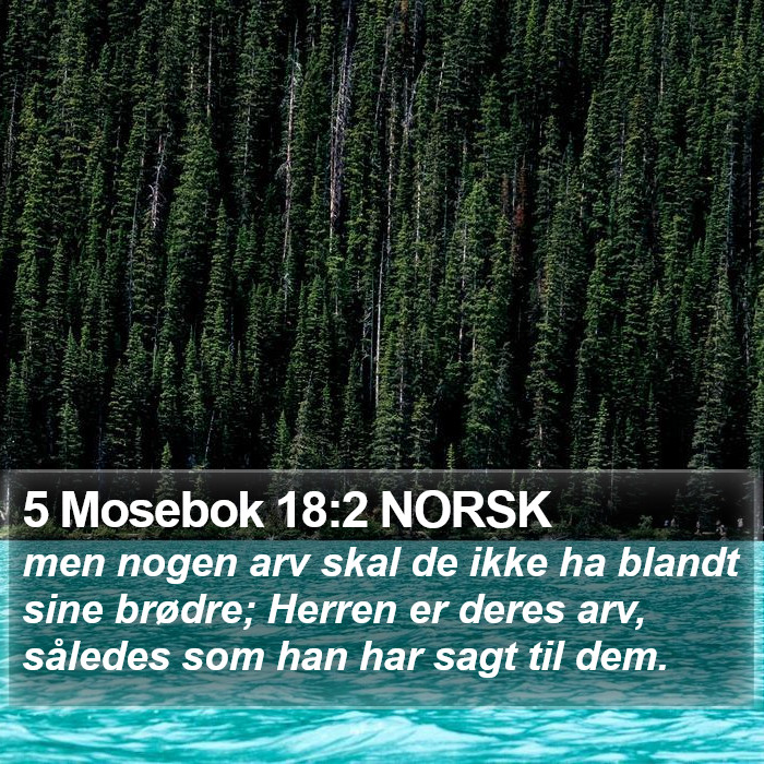 5 Mosebok 18:2 NORSK Bible Study