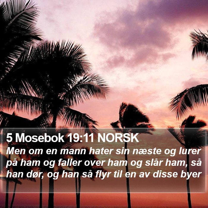 5 Mosebok 19:11 NORSK Bible Study