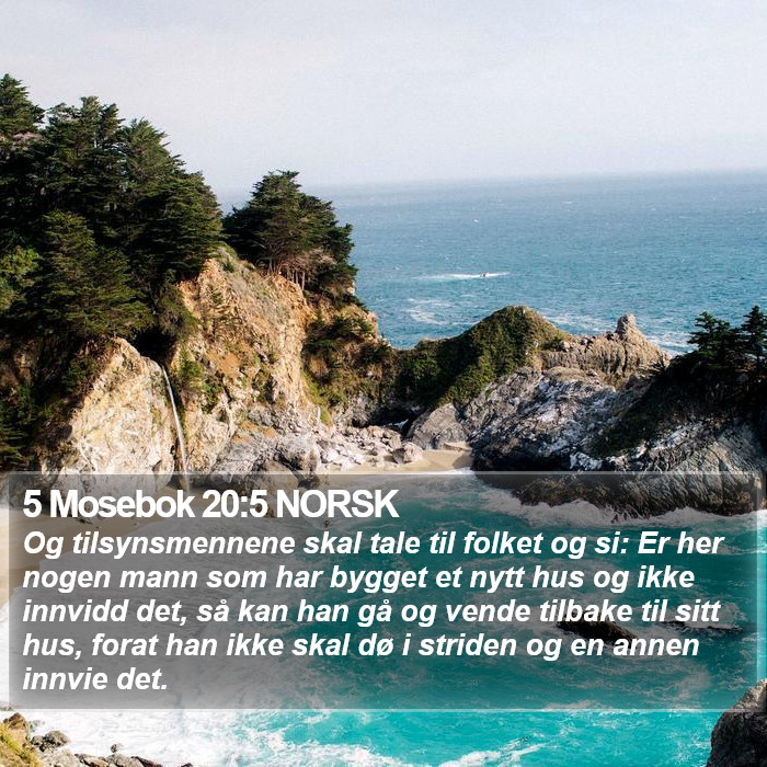 5 Mosebok 20:5 NORSK Bible Study