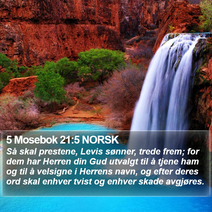 5 Mosebok 21:5 NORSK Bible Study