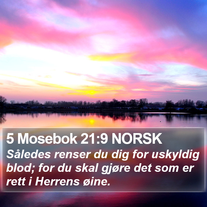 5 Mosebok 21:9 NORSK Bible Study