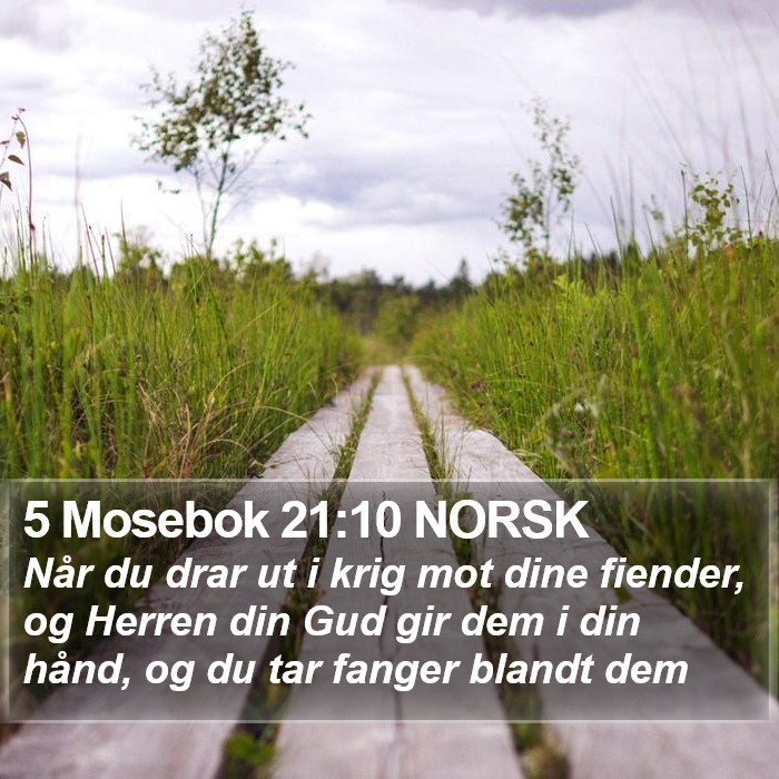 5 Mosebok 21:10 NORSK Bible Study