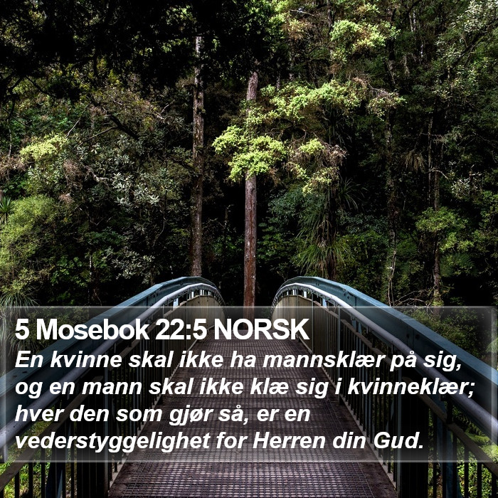 5 Mosebok 22:5 NORSK Bible Study