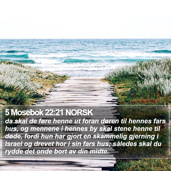 5 Mosebok 22:21 NORSK Bible Study