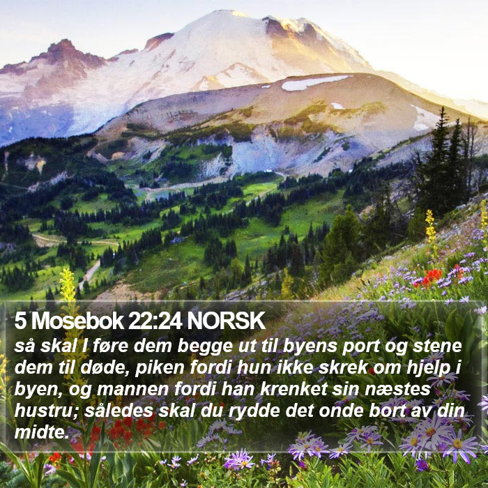 5 Mosebok 22:24 NORSK Bible Study