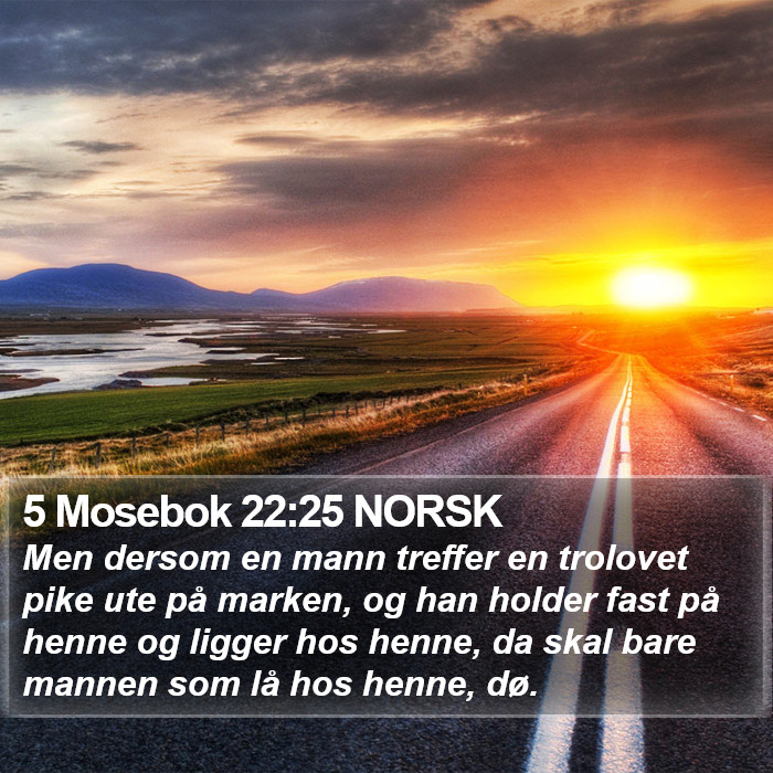 5 Mosebok 22:25 NORSK Bible Study
