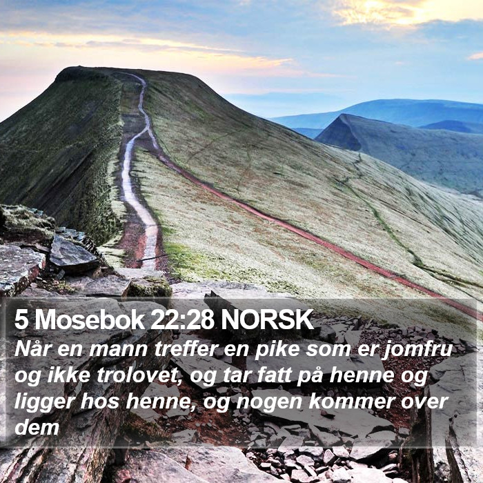 5 Mosebok 22:28 NORSK Bible Study