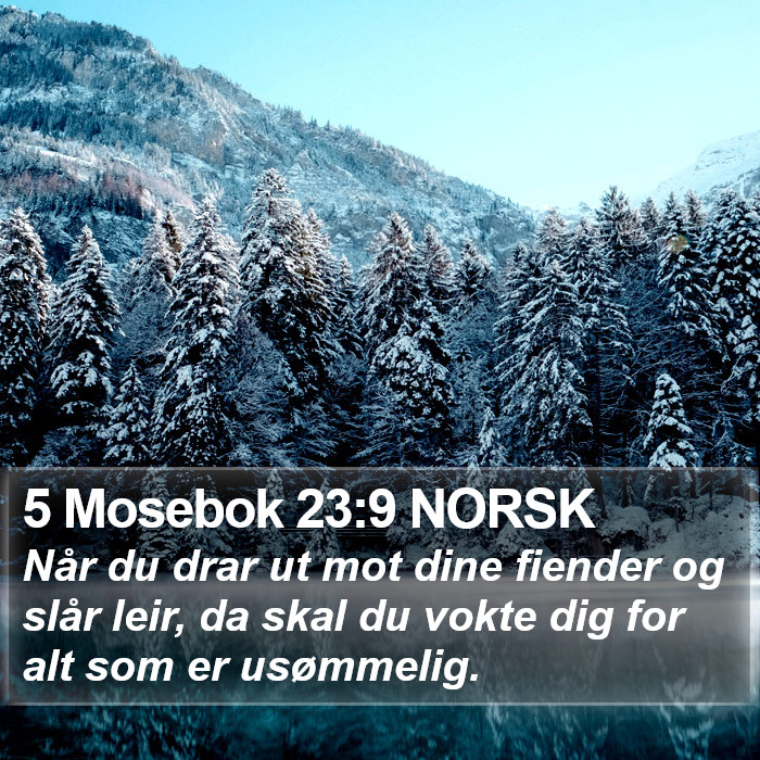 5 Mosebok 23:9 NORSK Bible Study