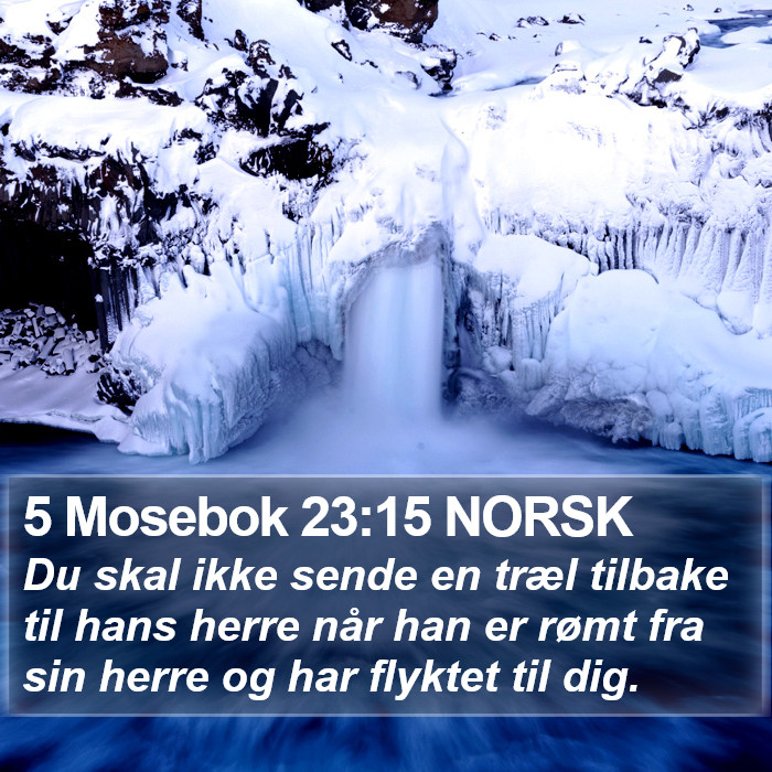 5 Mosebok 23:15 NORSK Bible Study