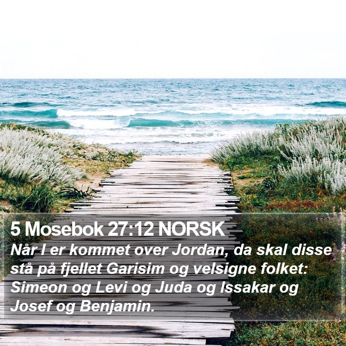 5 Mosebok 27:12 NORSK Bible Study