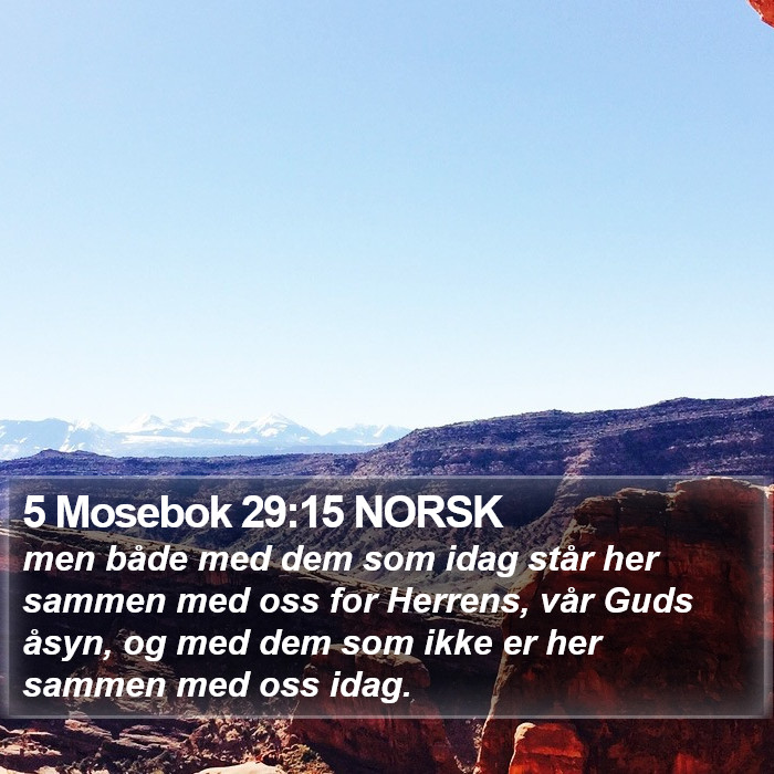 5 Mosebok 29:15 NORSK Bible Study