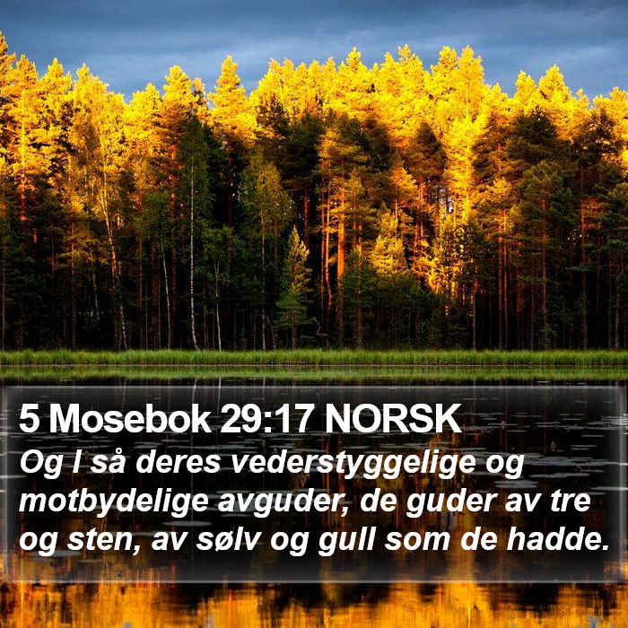 5 Mosebok 29:17 NORSK Bible Study