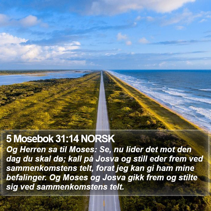 5 Mosebok 31:14 NORSK Bible Study