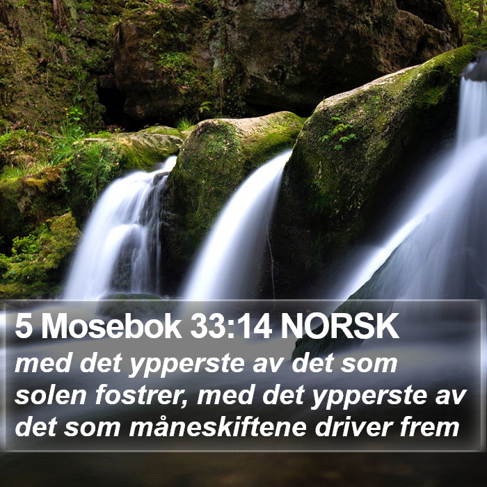 5 Mosebok 33:14 NORSK Bible Study