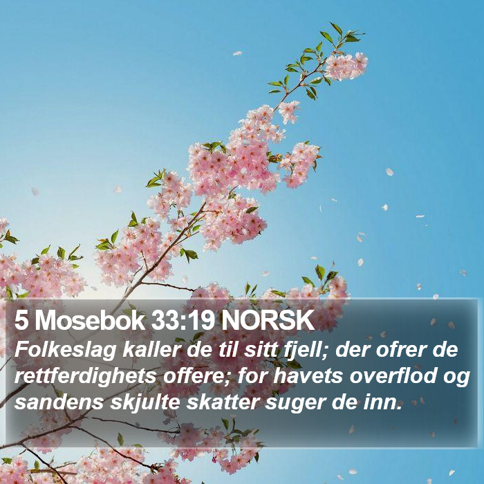5 Mosebok 33:19 NORSK Bible Study