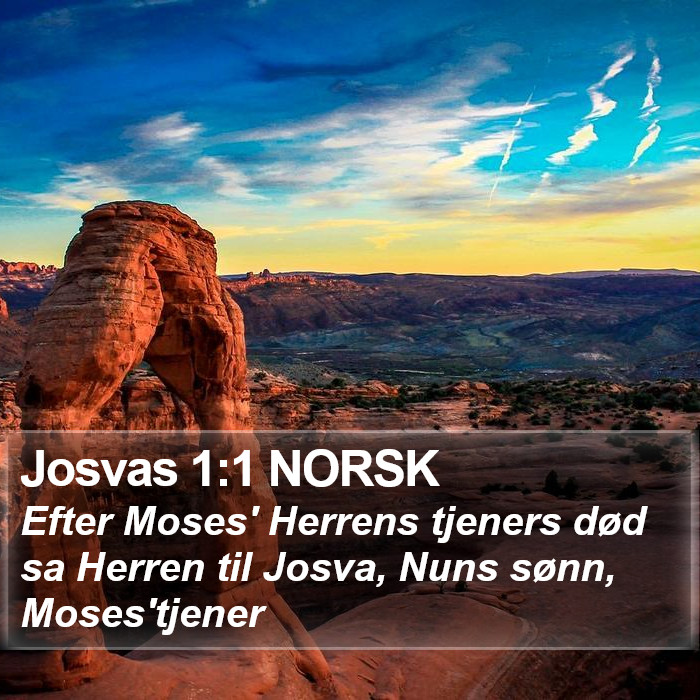 Josvas 1:1 NORSK Bible Study