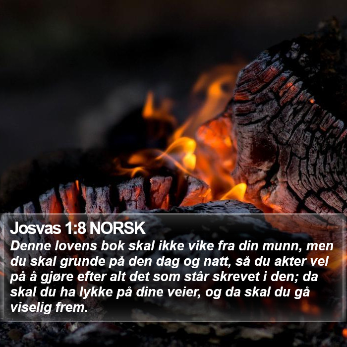 Josvas 1:8 NORSK Bible Study