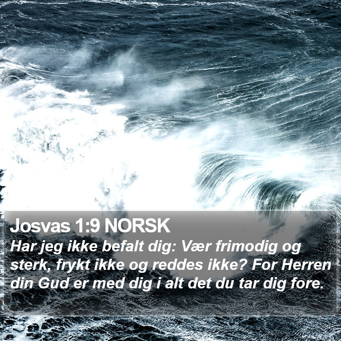 Josvas 1:9 NORSK Bible Study