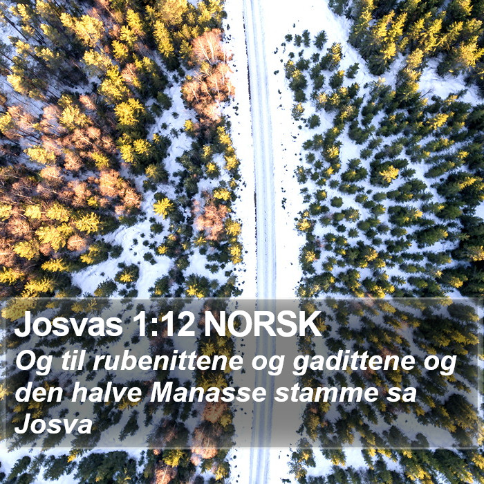 Josvas 1:12 NORSK Bible Study