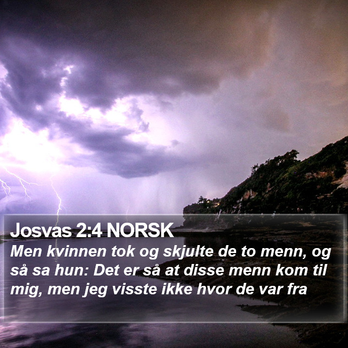 Josvas 2:4 NORSK Bible Study