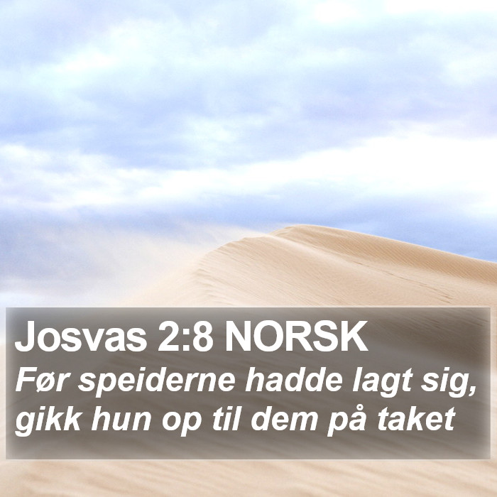 Josvas 2:8 NORSK Bible Study